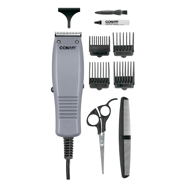 man Simple Cut, Hair Clippers for Men, 10-Piece Home Hair Cutting Kit