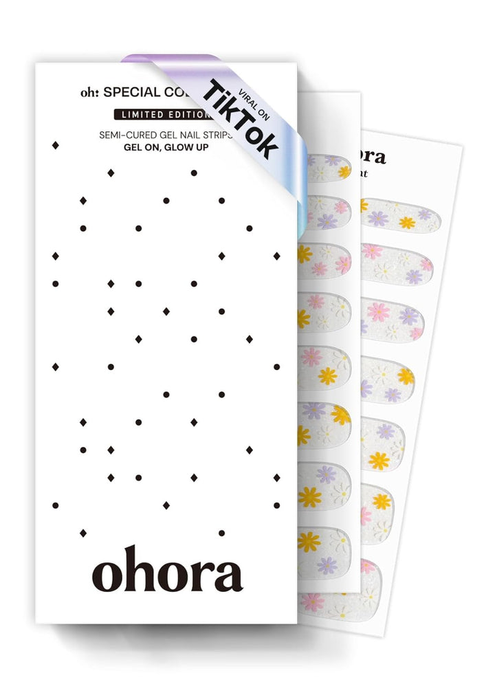 Semi Cured Gel Nail Strips (N Onyx) - Dark, Solid, Works with Any UV/LED Lamps, Salon-Quality, Long Lasting, Easy to Apply & Remove - Includes 2 Prep Pads, Nail File & Wooden Stick