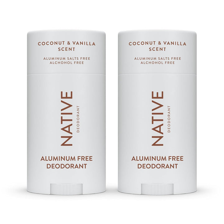 Deodorant Contains Naturally Derived Ingredients, 72 Hour Odor Control | Deodorant for Women and Men, Aluminum Free with Baking Soda, Coconut Oil and Shea Butter | Coconut & Vanilla