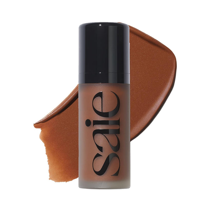 Dew Bronze - Hydrating Liquid Bronzer Stick for a Sun Kissed Glow - Liquid Contour Stick Infused with Nourishing Skin Care Ingredients - Sculpted Face Makeup Essential - Sand (0.4 Oz)