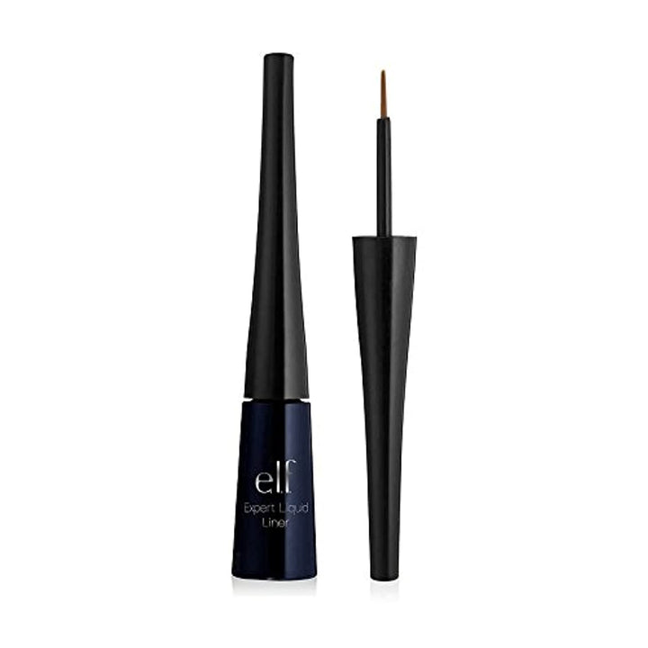 Liquid Eyeliner, High-Pigment Liquid Eyeliner with Extra-Fine Brush Tip, Easy Glide Smudge-Proof Formula, Jet Black
