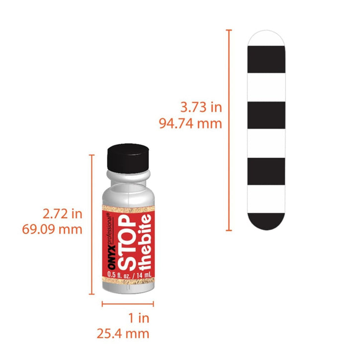 Stop the Bite Nail Biting Prevention Polish, 0.5 Fl Oz - Made in USA, Stop Nail Biting, No Bite Nail Polish, Thumb Sucking Deterrent