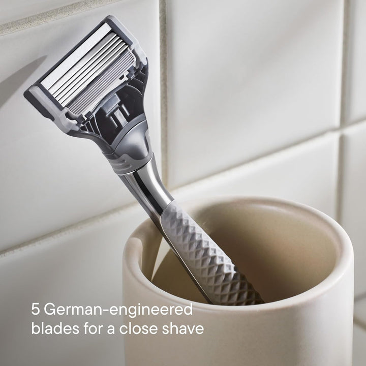 Original Razor Blades for Men - 10 Count - Premium Razor Blade Refill Cartridges - German Engineered