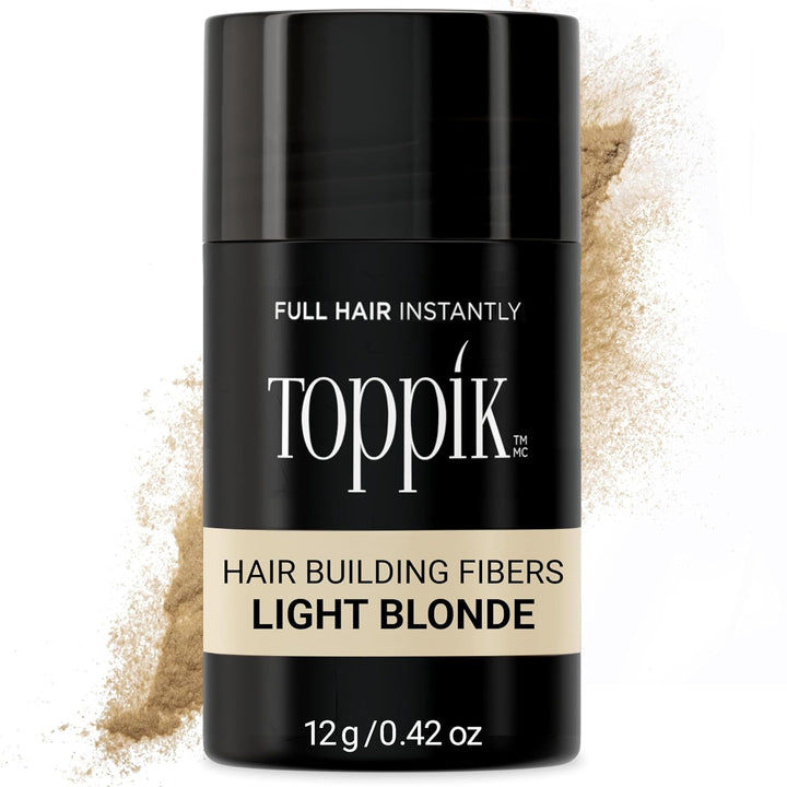 Toppik Hair Building Fibers, Fill in Fine or Thinning Hair Instantly Thicker, Fuller Looking Hair 9 Shades,4 Size Options