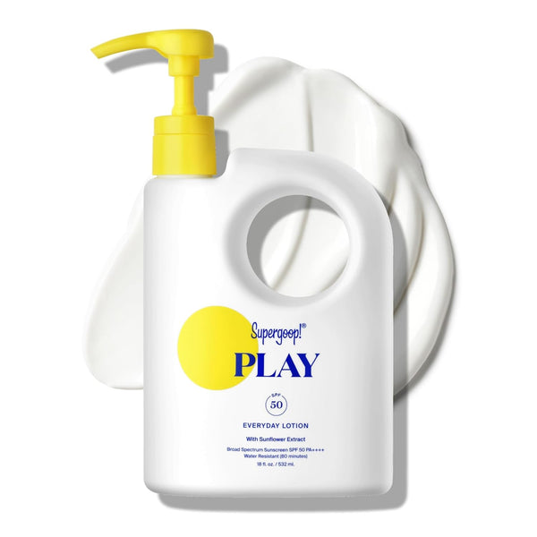 PLAY Everyday Lotion SPF 50 - Broad Spectrum Body & Face Sunscreen - Great for Active Days - Fast Absorbing, Water & Sweat Resistant - 18 Fl Oz