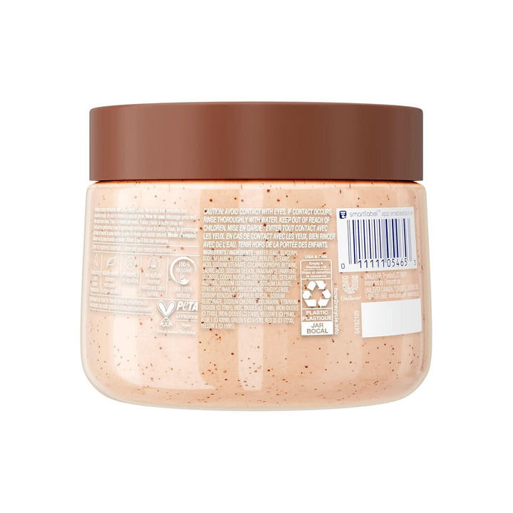 Brown Sugar and Coconut Butter Body Scrub Exfoliates and Deeply Nourishes for Smooth, Radiant Skin 15 Oz