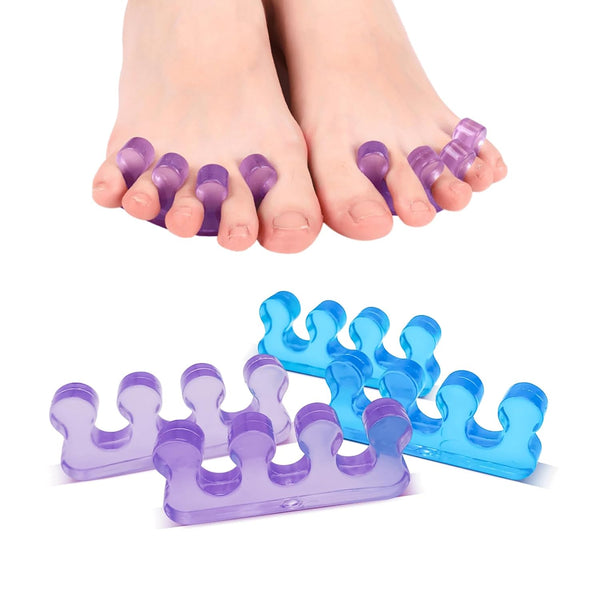 Toe Separators for Pedicure,Toe Separators for Women,Pedicure Toe Spacers for Separating Toenails or Nails,Easy Finger and Toenail Polish Grooming,Soft Gel Toe Spacers Pedicure Kit.