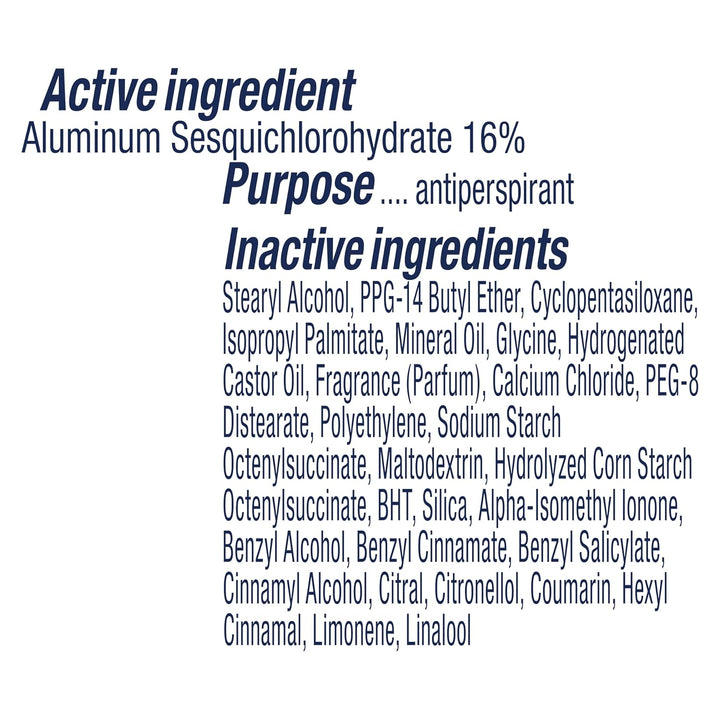 Advanced Protection Antiperspirant Deodorant Shower Clean for 72-Hour Sweat & Odor Control for Women, with Body Heat Activated Technology, 2.6 Oz