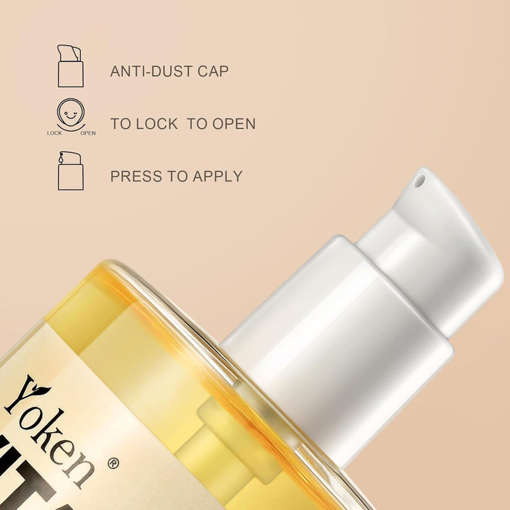 Vitamin E Oil 8 Fl Oz Organic Vitamin E Oil for Skin Vitamine Oils for Scars Hair,Face,Nail,Scalp Perfect Bath and Body Oil Cold Pressed Hexane Free Non-Gmo Gluten Free Formula