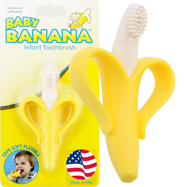 the Original, Banana Brush, Made in USA, Toddler Toothbrush, Family-Owned Business