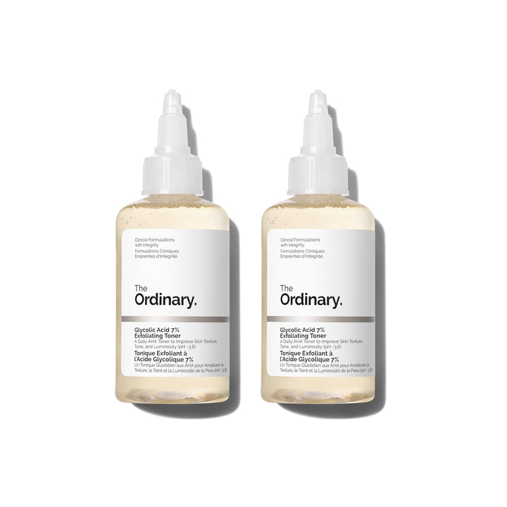 The Ordinary Glycolic Acid 7% Exfoliating Toner, Brightening and Smoothing Daily Toner for More Even-Looking Skin Tone
