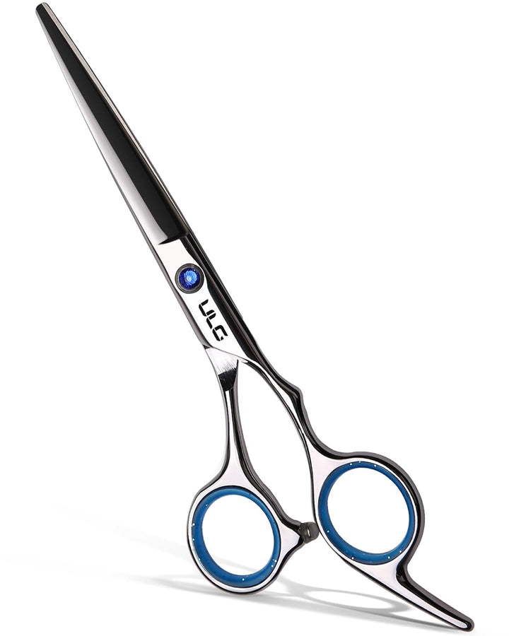 Hair Cutting Scissors,  Professional Hair Scissors 6.5 Inch Right-Hand Razor Edge Barber Shears Salon Hair Cutting Shears Made of Japanese Stainless Steel, Hand Sharpened Blue