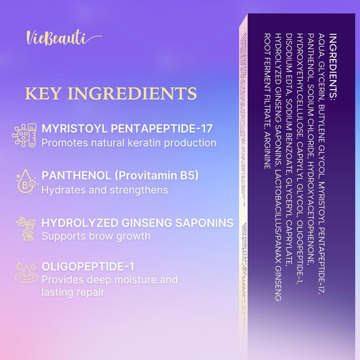 Lash Serum for Eyelash Growth: Eyelash Growth Serum with Advanced Formula to Boost Longer Fuller and Thicker Looking Lashes - Vegan & Cruelty-Free for Sensitive Eyes 3Ml