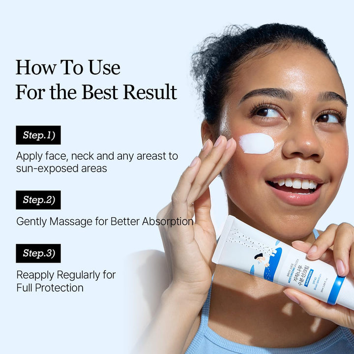 Birch Juice Moisturizing UV LOCK SPF 45 | NBC No1 SPF, Glow Sunscreen for Daily Skincare, Non-Toxic, UV Protection, Lightweight, Oil-Free, Organic, Korean Sunscreen (1.69 Fl Oz)