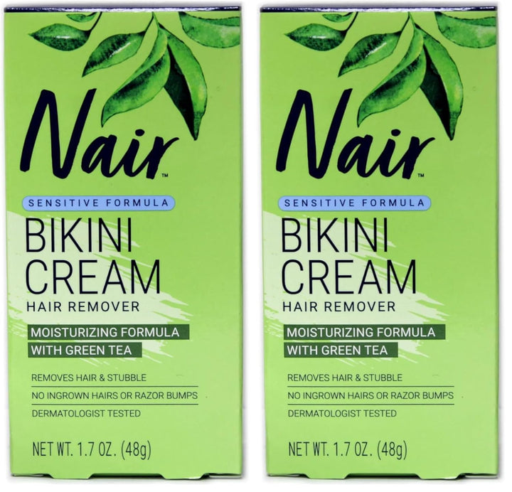 Bikini Cream with Green Tea Sensitive Formula, 1.7 Ounce