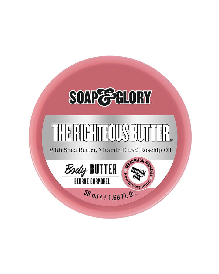 the Righteous Moisturizing Body Butter - Hydrating Vegan Body Moisturizer for Dry Skin with Shea Butter, Vitamin E & Rosehip Seed Oil - Rich Cream for Women & Men (300Ml)
