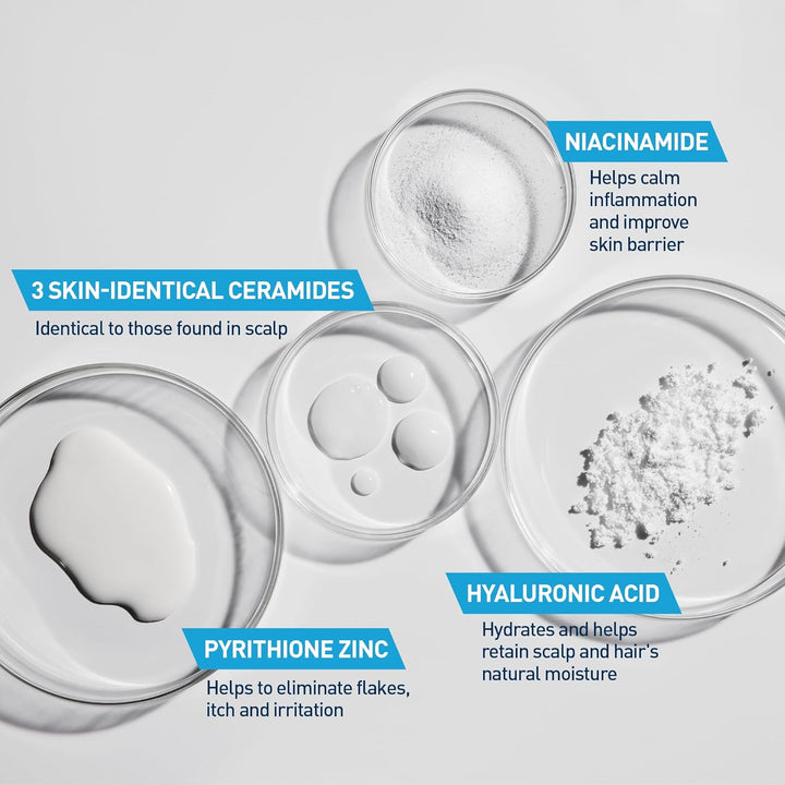 2 in 1 Hydrating anti Dandruff Shampoo and Conditioner, 1% Pyrithione Zinc Dandruff Treatment, Color Safe & Sulfate Free Shampoo and Conditioner, Helps Eliminate Dandruff & Relieve Itchy Scalp