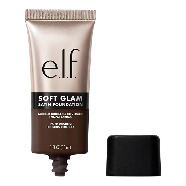 Soft Glam Foundation, Medium Coverage, Long-Lasting & Buildable Foundation for a Smooth, Satin Finish, Vegan & Cruelty-Free, 25 Light Neutral
