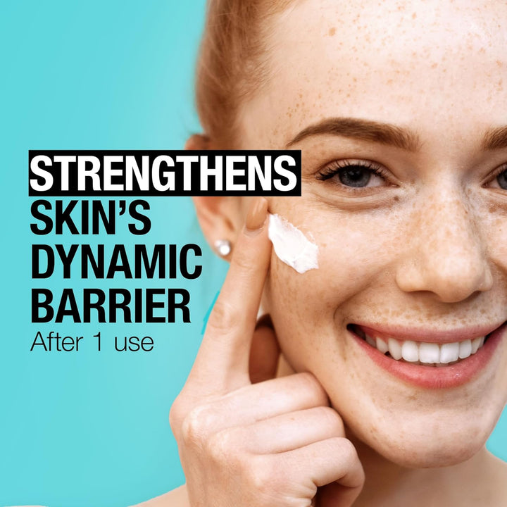 Fragrance Free Daily Facial Moisturizer, Face & Neck Moisturizer for Sensitive Skin with Vitamin B3, Pro-Vitamin B5 & Vitamin E Supports Skin'S Dynamic Barrier, 3.4 Fl. Oz