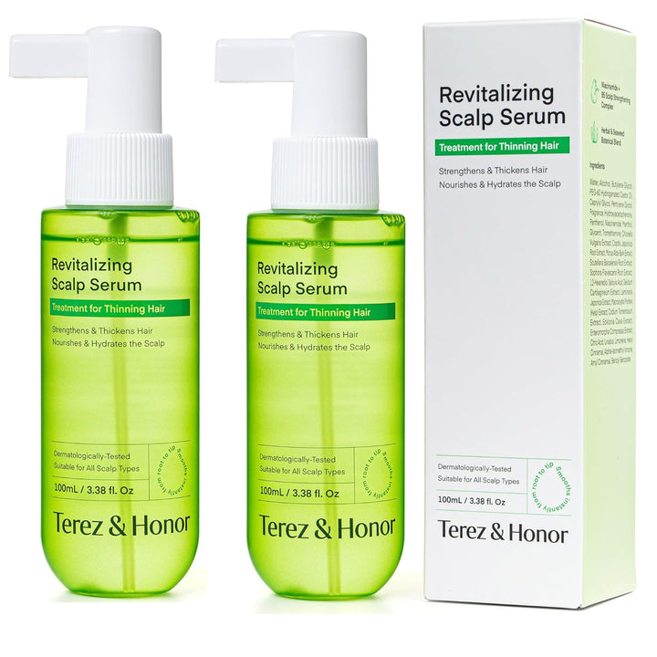 Scalp Serum for Hair Growth Spray – Korean Vegan Treatment for Hair Loss, Thinning & Itchy Scalp, Non-Greasy, Lightweight Formula to Exfoliate Dandruff & Strengthen Roots – for Men & Women (100 Ml)