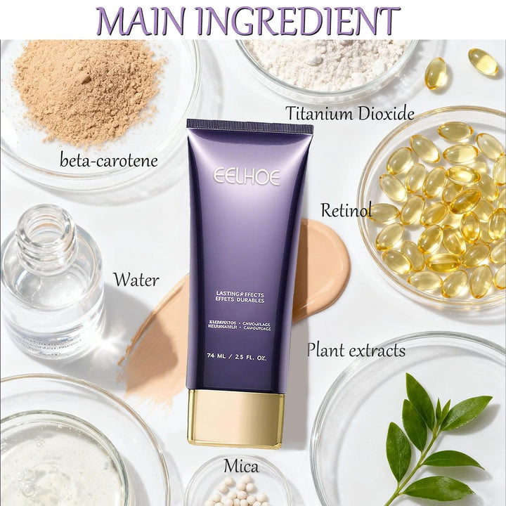 Body Coverage Perfector Waterproof, Body Perfector Skin Full Coverage, Body Makeup Waterproof No Transfer for Leg, Tattoo & Scar Cover-Up Makeup Long‑Lasting 2.5Oz(Natural)