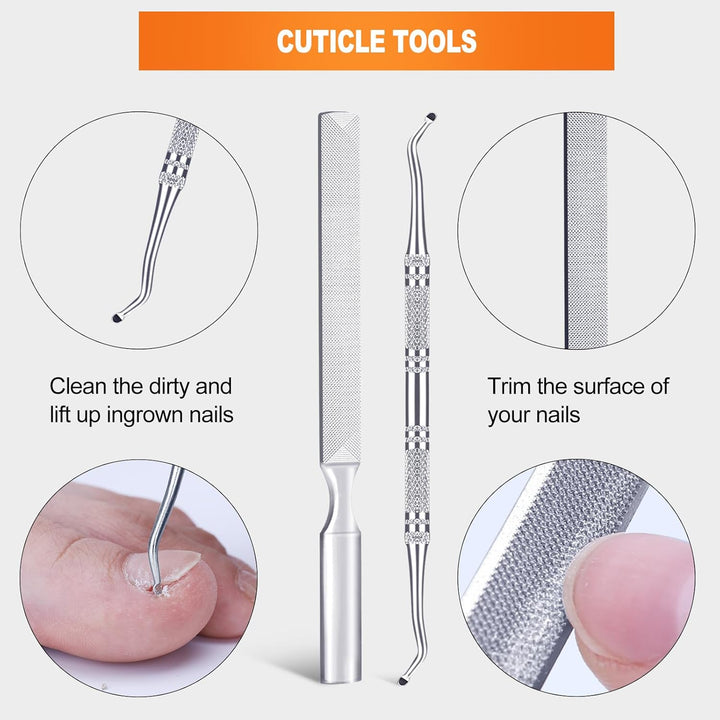 Toenail Clippers for Seniors Thick Toenails, Heavy Duty Toenail Nipper, Professional Nail Clippers, Ergonomic Non-Slip Long Handle, Toenail Clippers for Men Women Elderly