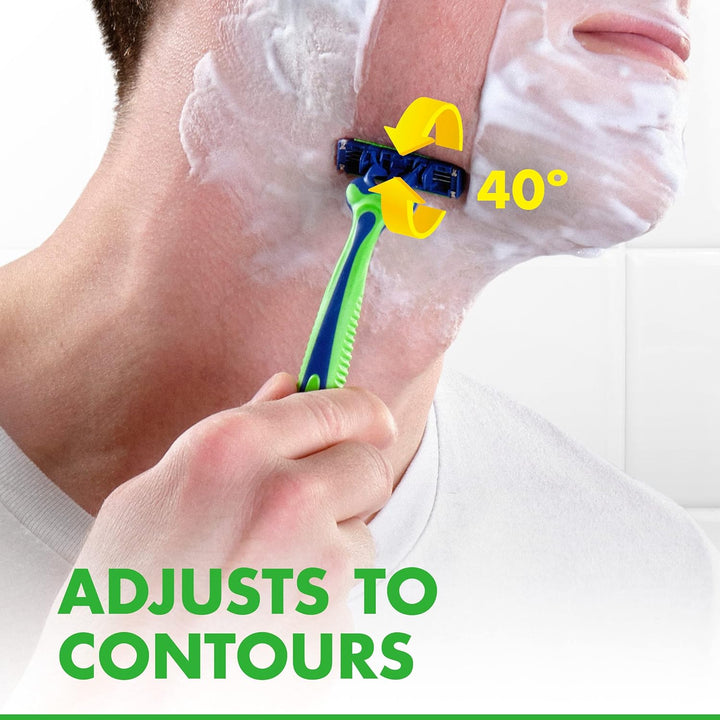 Sensor3 Sensitive Men'S Disposable Razor, 4 Razors