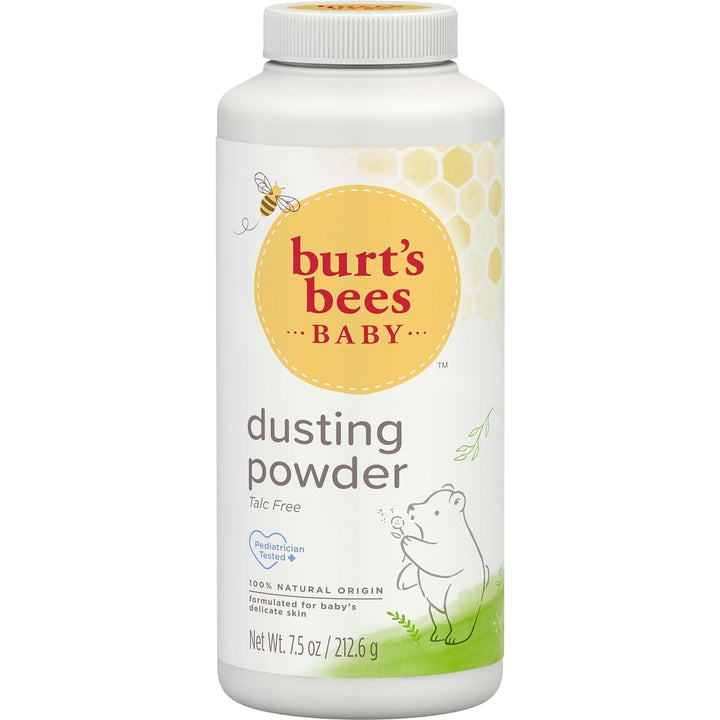 Stocking Stuffers, Baby Dusting Powder, 100% Natural Origin, Talc-Free, Pediatrician Tested, 7.5 Ounces, Pack May Very