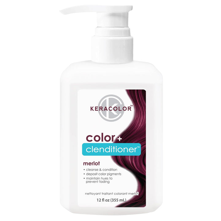 Color + Clenditioner 3-In-1 Color-Depositing Conditioner, Gently Cleanses & Conditions, Semi-Permanent Hair Color, 23 Shades, 12 Fl Oz