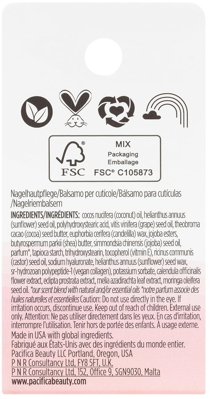 Beauty Vegan Collagen Cuticle Balm, Bath and Body, Nail Care, Nail Repair for Dry Damaged Nails, Cuticle Cream, Cuticle Care, Nail Treatment, Skin Care, Body Care, 0.3 Fl Oz (1 Count)