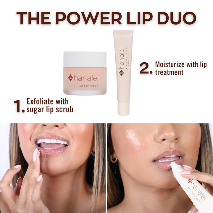 Vegan Sugar Lip Scrub Exfoliator - Hawaiian Cane Sugar, Kukui Oil & Shea Butter for Smooth, Hydrated Lips - Natural, Cruelty-Free Lip Care, Removes Dry Skin, Moisturizes & Softens (22G)