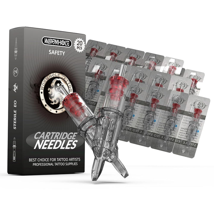 Cartridge Needles 50Pcs Assorted Tattoo Needle Cartridges round Liner Mixed 3RL 5RL 7RL 9RL 11RL (50Pcs #12 Standard RL)