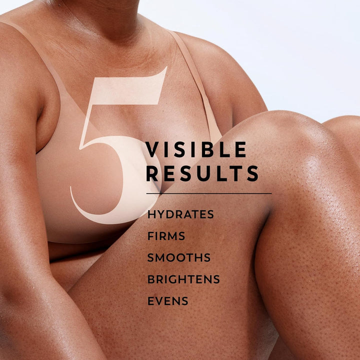 Super Serum Body Wash for Extra Dry Skin, 24Hr Long Lasting Hydration, 5+ Ingredient Serum Complex for Bright Even Firm Luminous Skin, 18.5 Fl Oz