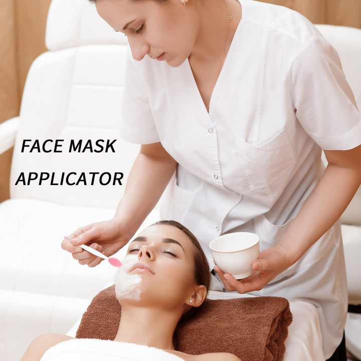 Lip Scrub Brush, Dual-Ended Lip Scrubber Exfoliator and Silicone Lip Brush Exfoliator Tool Lightening for Dark Lips Nose Scrubber Lip Mask Applicator 3PCS