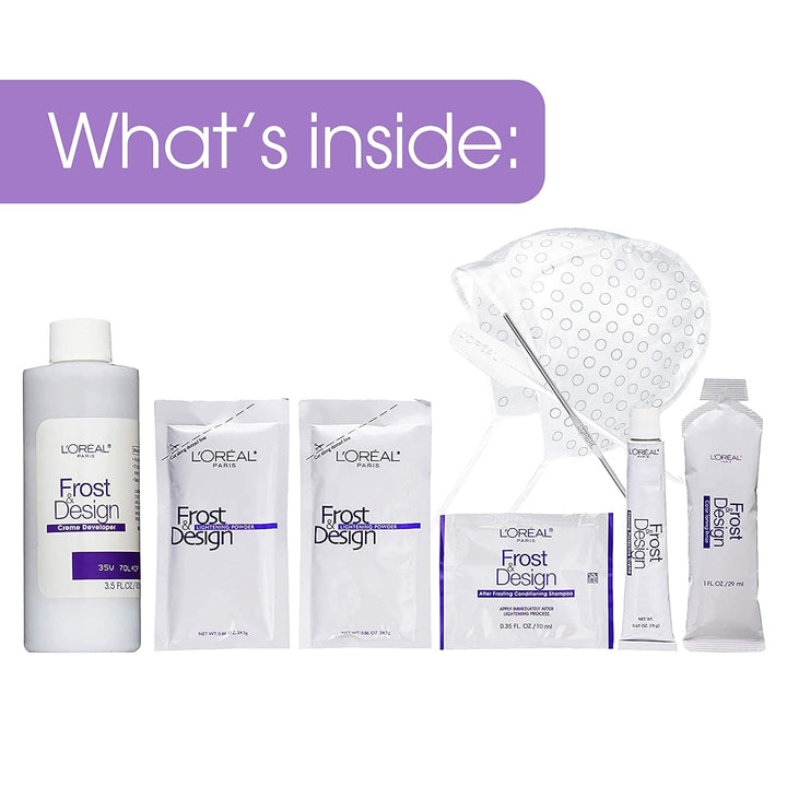 Frost and Design Cap Hair Highlights for Long Hair, H85 Champagne, 1 Kit