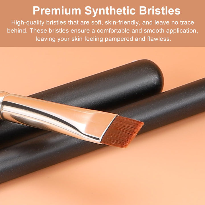Thin Flat Eyeliner Brush, Precise Eyebrow Definer Brush, Concealer Brush for Cover Blemishes (Multifunctional Flat Brush)