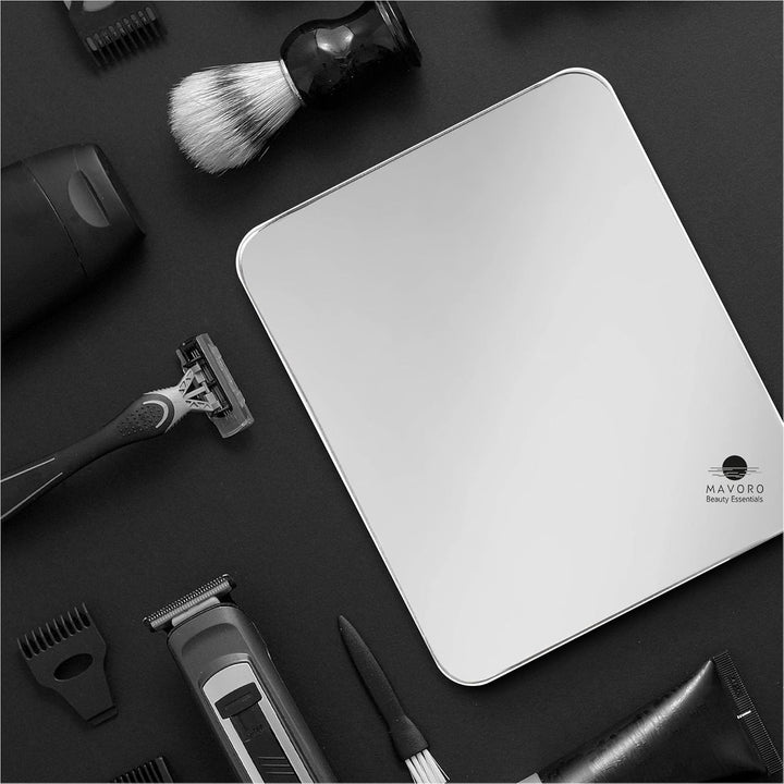 7X9 Shaving Mirror for Shower | 3M Adhesive Shower Mirror | Acrylic - Unbreakable | Less Fogging | Sleek Frameless | Peel and Stick | Glassless Safety (1 Pack)