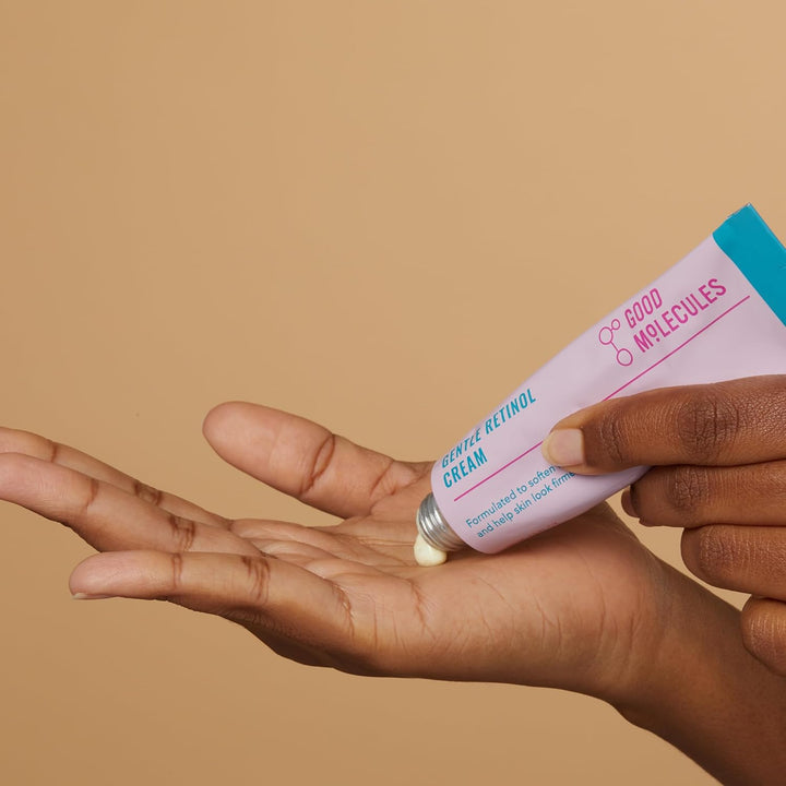 Gentle Retinol Cream - Retinol Night Cream to Minimize Appearance of Fine Lines & Wrinkles, Skin Tightening Recipe with Bakuchiol, Anti-Aging Skin Care for Face