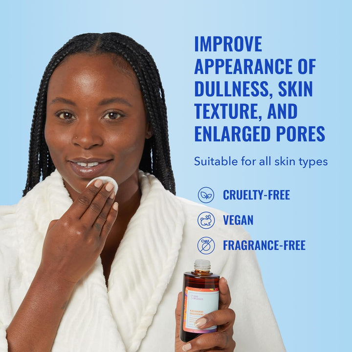 Niacinamide Brightening Toner - Toner for Face with Niacinamide and Arbutin for Skin Tone Balancing- Pore Minimizer, Facial Skin Care