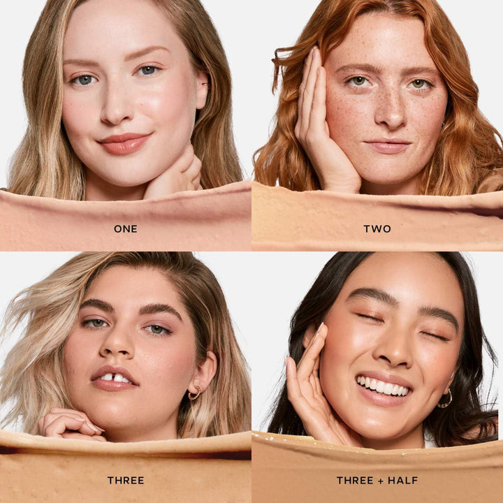 Slip Tint Tinted Moisturizer with SPF 35 - Light Coverage, Glowy Skin Tint & Mineral Sunscreen for Face with Hydrating Hyaluronic Acid - Summer Makeup Essential - Shade Three (1.35 Oz)