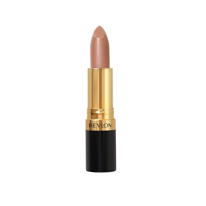 Super Lustrous Lipstick, Creamy Formula for Soft, Fuller-Looking Lips, Moisturized Feel, 755 Bare It All, 0.15 Oz