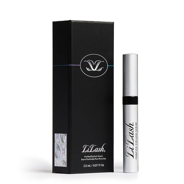 Purified Eyelash Serum to Grow Longer & Fuller-Looking Lashes - Eyelash Growth Enhancer, Safe for Use with Contacts, Lash Extensions, Sensitive Eyes - Vegan & Cruelty-Free (2Ml, 90-Day Supply)