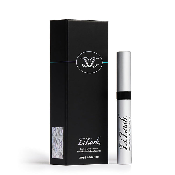 Purified Eyelash Serum to Grow Longer & Fuller-Looking Lashes - Eyelash Growth Enhancer, Safe for Use with Contacts, Lash Extensions, Sensitive Eyes - Vegan & Cruelty-Free (2Ml, 90-Day Supply)