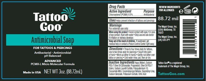 Aftercare Kit Includes Antimicrobial Soap, Balm, and Lotion, Tattoo Care for Color Enhancement + Quick Healing - Cruelty-Free, Petroleum-Free, Tattoo Artist Gifts (3 Piece Set)