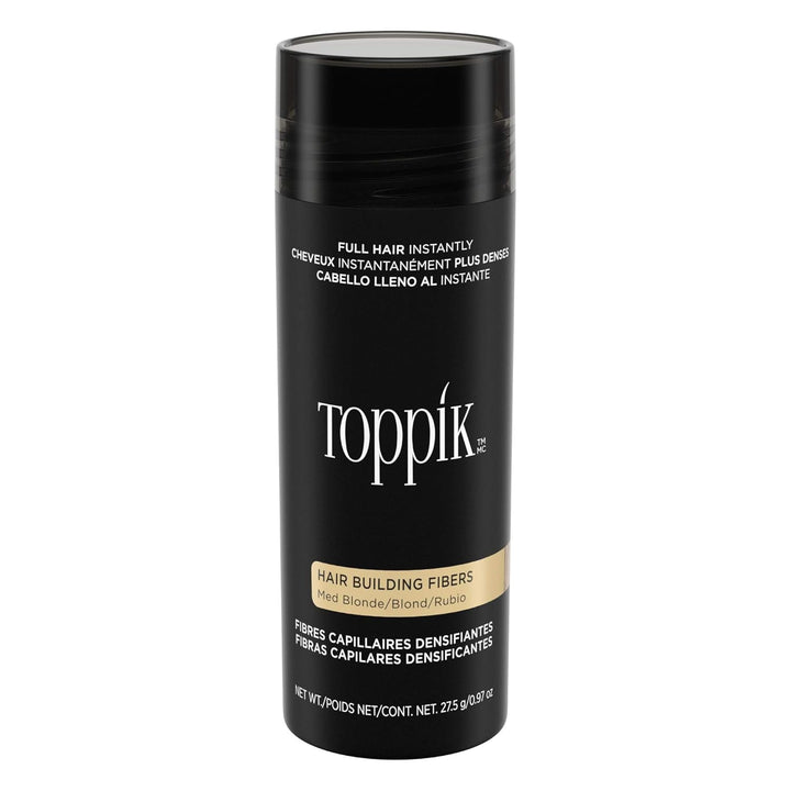 Toppik Hair Building Fibers, Fill in Fine or Thinning Hair Instantly Thicker, Fuller Looking Hair 9 Shades,4 Size Options