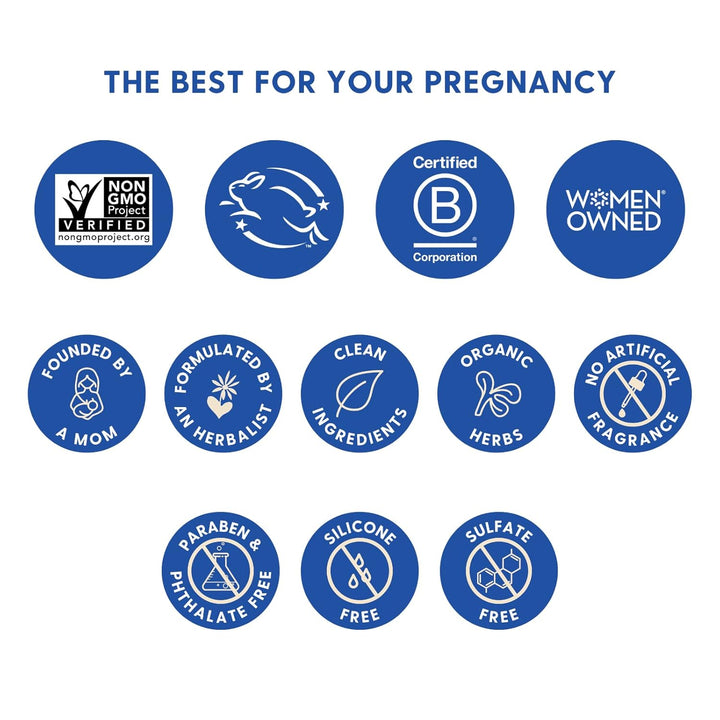 Pregnant Belly Salve (4 Oz) Moisturizing Balm to Use on Growing Belly—Non-Gmo & Organic Herbs