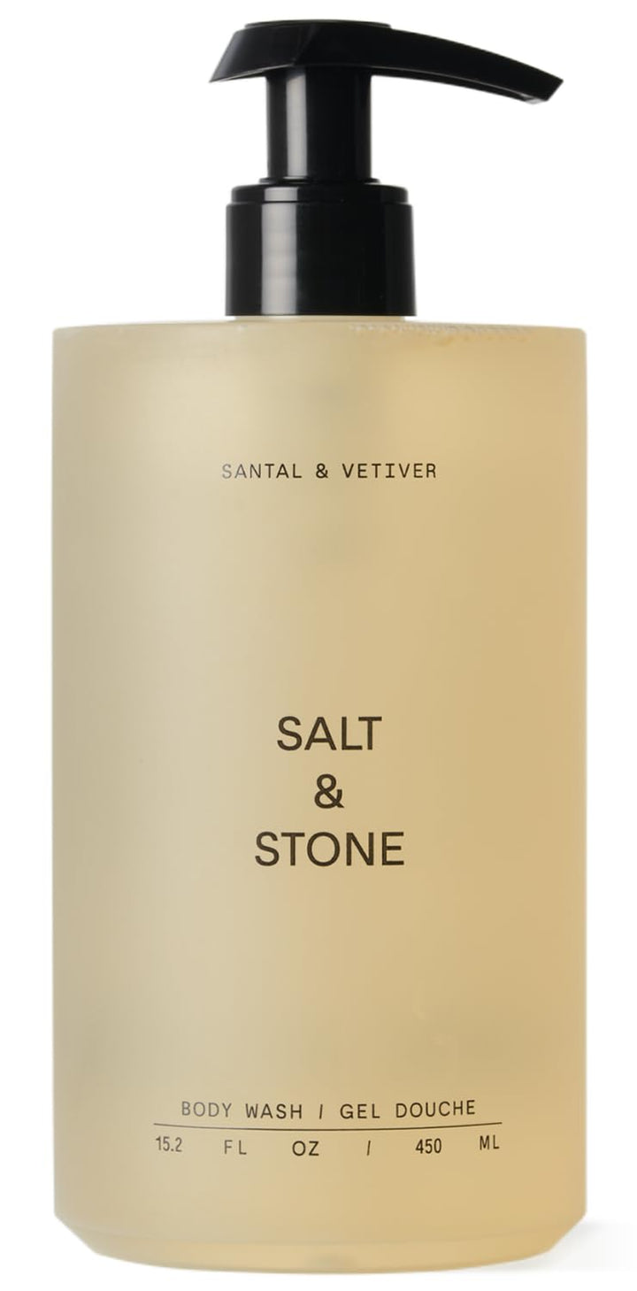 Antioxidant-Rich Body Wash - Santal & Vetiver | Cleanse, Nourish & Soften Skin with Niacinamide & Hyaluronic Acid | Free from Parabens, Sulfates & Phthalates (15.2 Fl Oz)