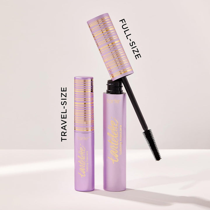 Tarte Tartelette Tubing Mascara – Lash Extensions in a Tube, Volume & Length, Smudge-Proof, Longwear, Flake-Free, Easy to Remove, Vegan & Cruelty Free