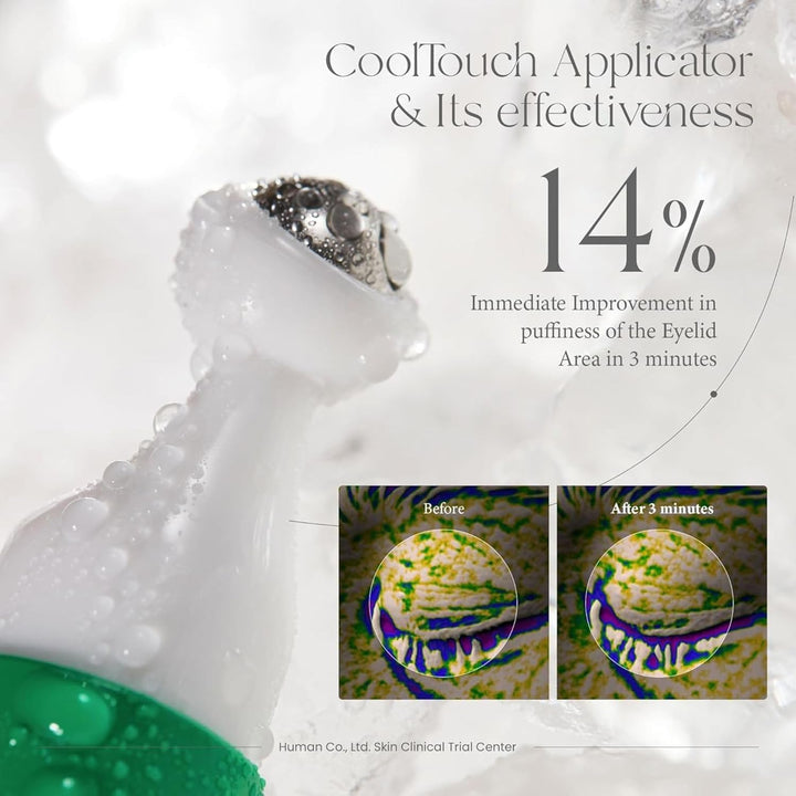 Vegan Collagen Eye Serum - K Beauty Triple Hyaluronic Acid & Peptide Collagen Serum Improve Skin Elasticity, Reduce Fine Lines & Dark Circles - Vegan Korean Skin Care Eye Cream - 0.33 Fl. Oz.