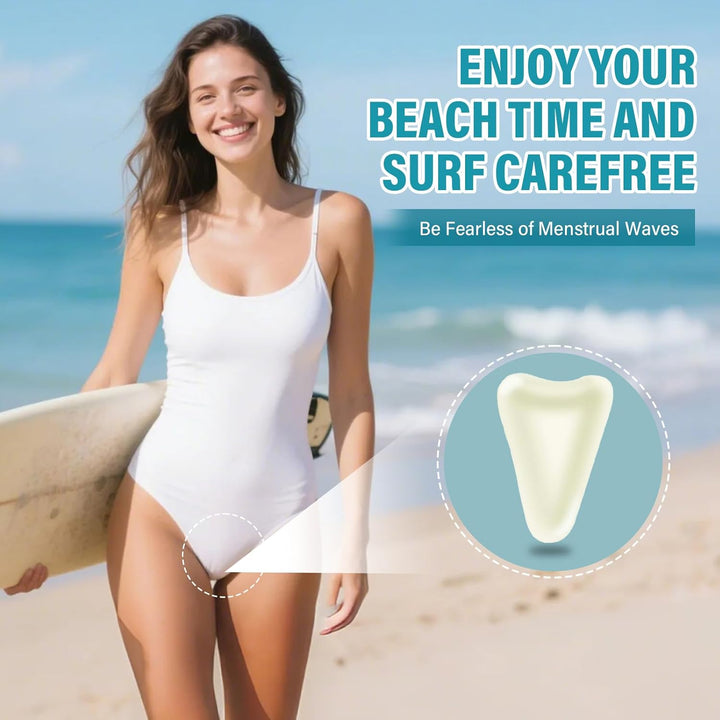 Camel Toe Concealer, 4PCS Reusable Camel Toe Underwear for Women, Waterproof, Soft, Washable Camel Toe Hider Suitable for Swimsuits, Leggings, Bikini &Tight Clothes